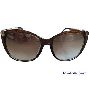 Roberto Cavalli Talitha 978S-F 978/SF 50G Brown/Gold Glitter Sunglasses 58mm